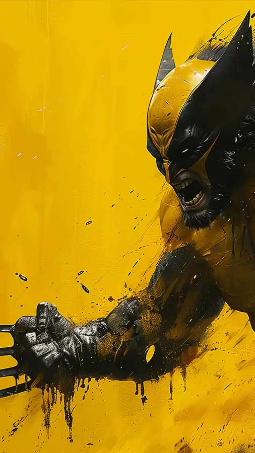 Wolverine Painting Wallpaper 4K HD Poster free download Background UltraHD for Android phone and iphone