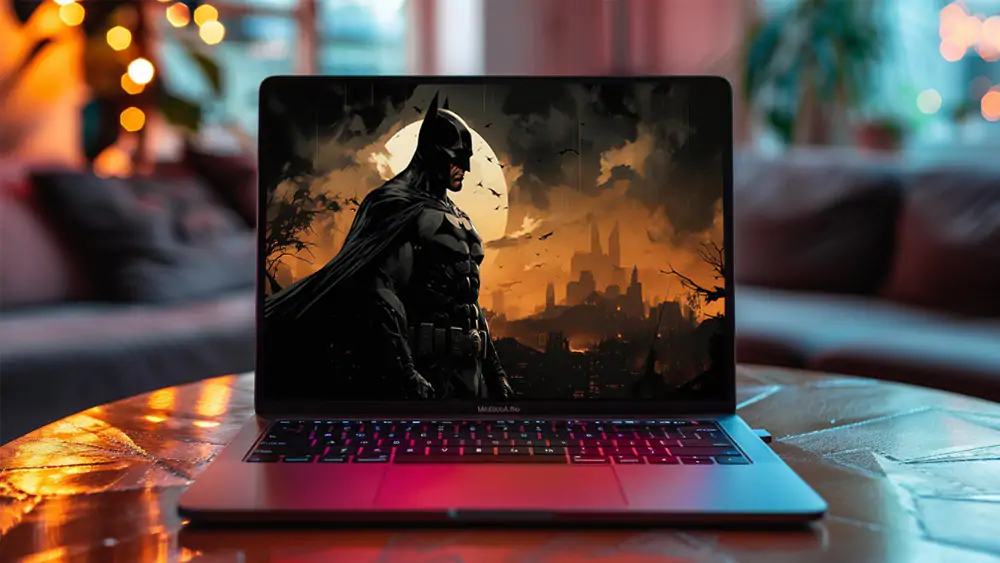 Fonds d'écran de la bande dessinée Batman Moon 4K HD Poster pour PC Desktop Mac Laptop Mobile iPhone Phone téléchargement gratuit arrière-plan ultraHD UHD