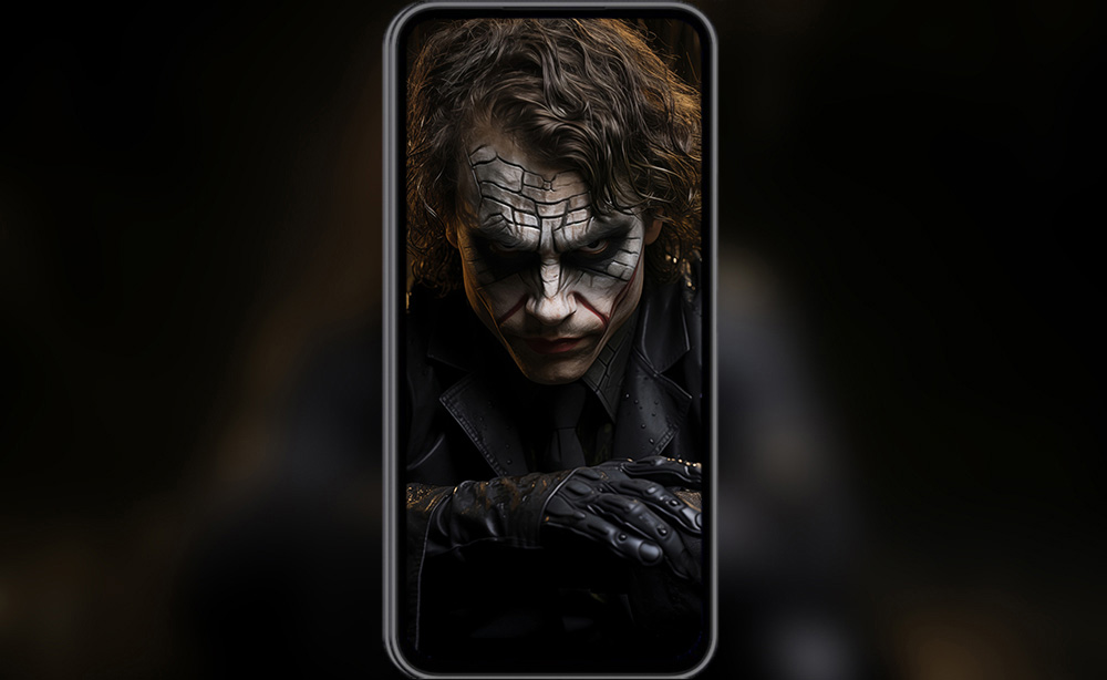 Fonds d'écran Joker 4K HD Poster pour PC Desktop Mac Laptop Mobile iPhone Phone téléchargement gratuit fond ultraHD UHD
