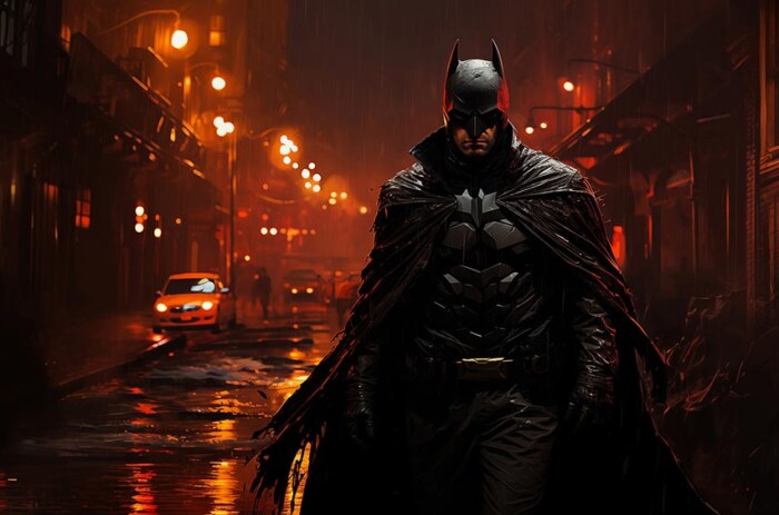 Gotham City The Dark Knight Batman fond d'écran 4K HD pour PC de bureau Mac ordinateur portable mobile iPhone téléphone téléchargement gratuit fond ultraHD UHD