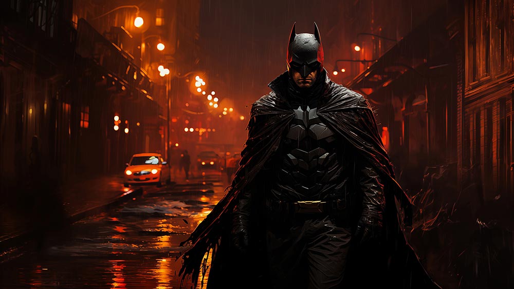 Gotham City The Dark Knight Batman fond d'écran 4K HD pour PC de bureau Mac ordinateur portable mobile iPhone téléphone téléchargement gratuit fond ultraHD UHD