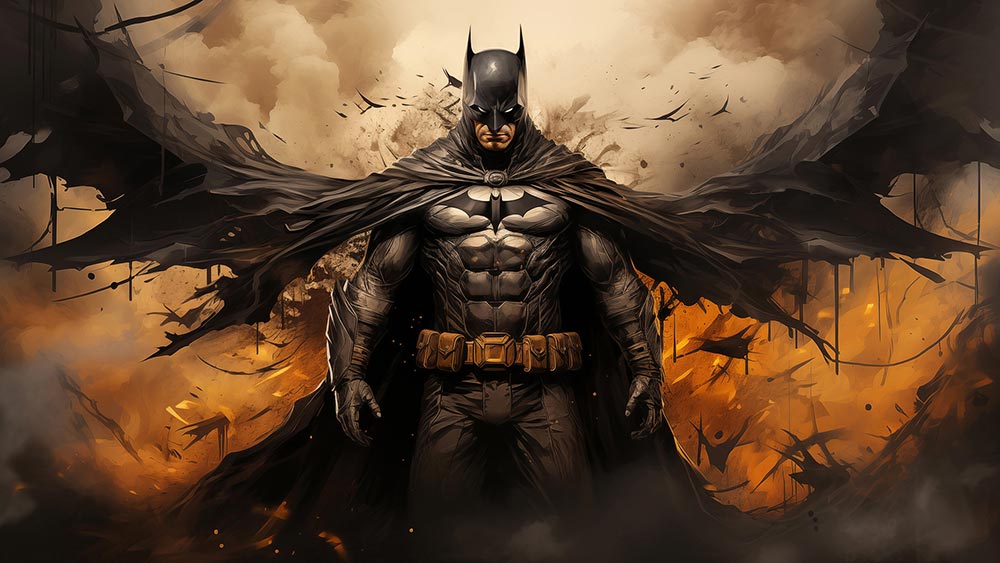 Batman Protector of Gotham fond d'écran 4K HD pour PC de bureau Mac ordinateur portable mobile iPhone téléphone téléchargement gratuit fond ultraHD UHD