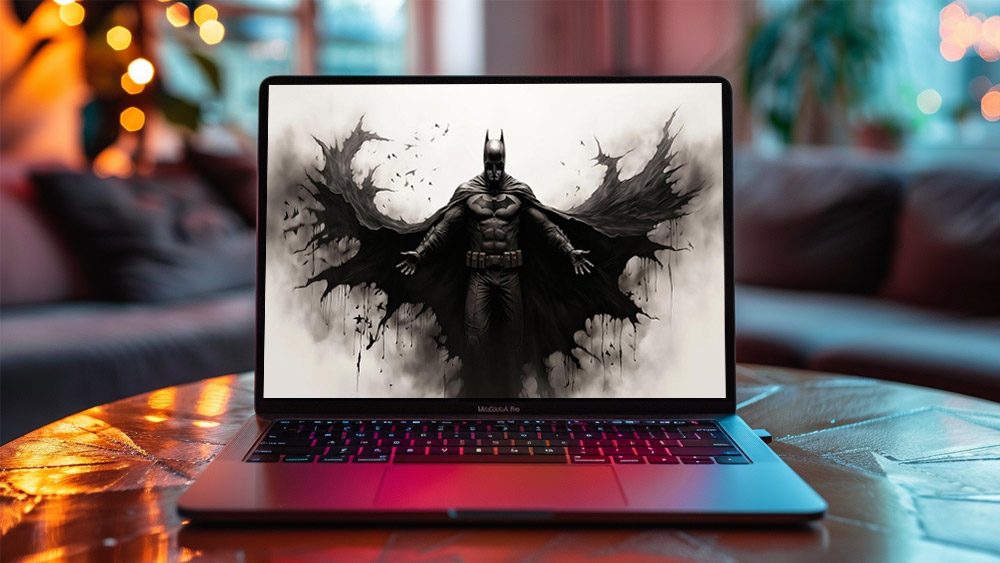 Batman black white DC comics Art wallpaper 4K HD Poster for PC Desktop mac laptop mobile iphone Phone free download background ultraHD UHD