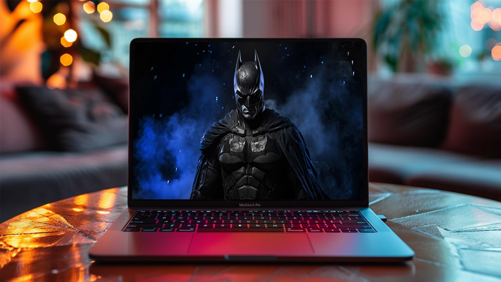 Le chevalier noir Batman DC fond d'écran 4K HD pour PC de bureau Mac ordinateur portable mobile iPhone téléphone téléchargement gratuit fond ultraHD UHD