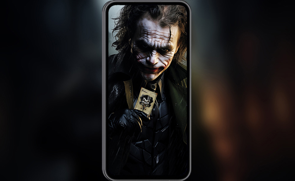 Fonds d'écran carte Joker 4K HD Poster pour PC Bureau mac portable mobile iPhone téléphone téléchargement gratuit arrière-plan ultraHD UHD