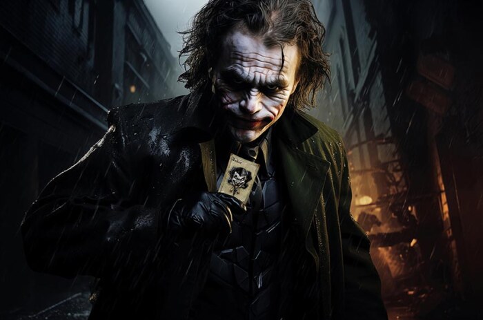 Fonds d'écran carte Joker 4K HD Poster pour PC Bureau mac portable mobile iPhone téléphone téléchargement gratuit arrière-plan ultraHD UHD