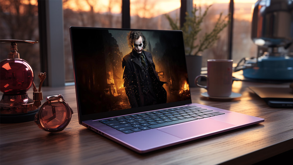 Joker dans Gotham City fond écran  DC 4K HD pour PC Desktop mac laptop mobile iphone Phone free download background ultraHD UHD