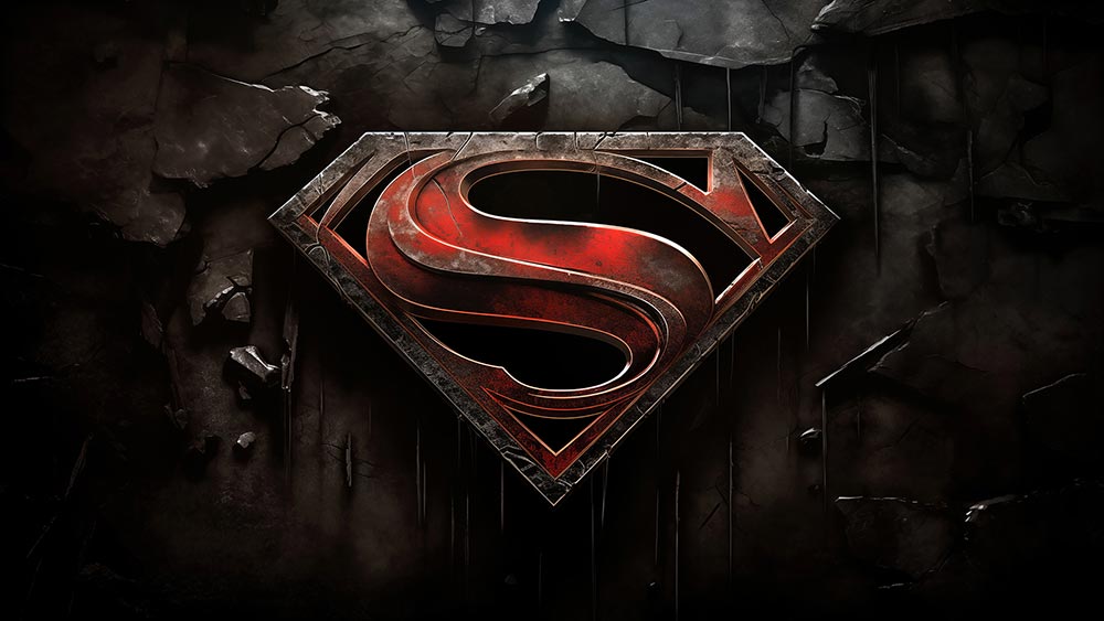 Fond d'écran logo Superman 4K HD pour PC Bureau mac portable mobile iPhone téléphone téléchargement gratuit arrière-plan ultraHD UHD