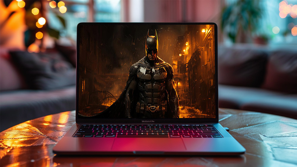 Batman feu et pluie fond d'écran 4K HD pour PC de bureau Mac ordinateur portable mobile iPhone téléphone téléchargement gratuit fond ultraHD UHD