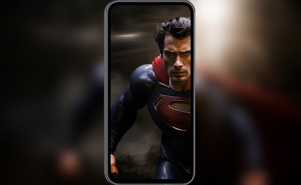 Fond d'écran Superman cool 4K HD Poster pour PC Bureau mac portable mobile iPhone téléphone téléchargement gratuit arrière-plan ultraHD UHD