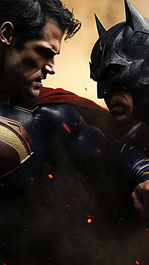 Fond d'écran Batman contre Superman 4K HD gratuit à télécharger en Ultra HD pour téléphone Android et iPhone