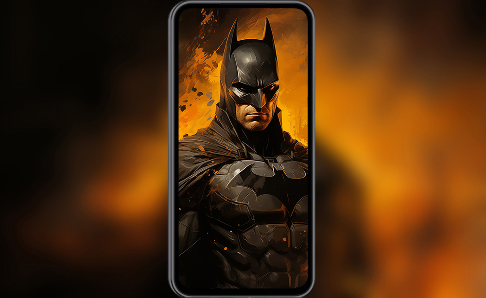 Fond d'écran d'illustration Batman 4K HD Poster pour PC Desktop Mac Laptop Mobile iPhone Phone téléchargement gratuit fond ultraHD UHD