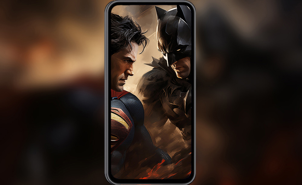 Fond d'écran Batman VS Superman 4K HD Affiche pour PC Bureau mac portable mobile iPhone téléphone téléchargement gratuit arrière-plan ultraHD UHD