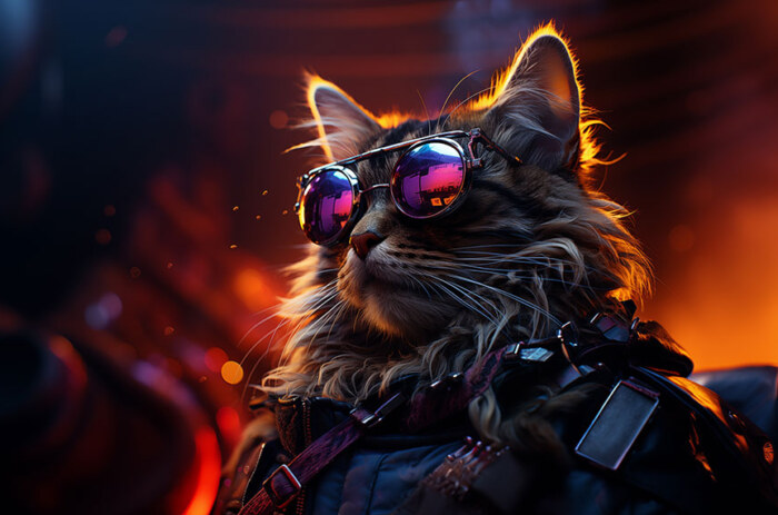 Chat Cyberpunk wallpaper 4K HD Poster for PC Desktop mac laptop mobile iphone Phone free download background ultraHD UHD