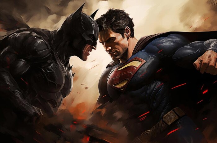 Fond d'écran Batman contre Superman 4K HD Affiche pour PC Bureau mac portable mobile iphone Téléchargement gratuit arrière-plan ultraHD UHD