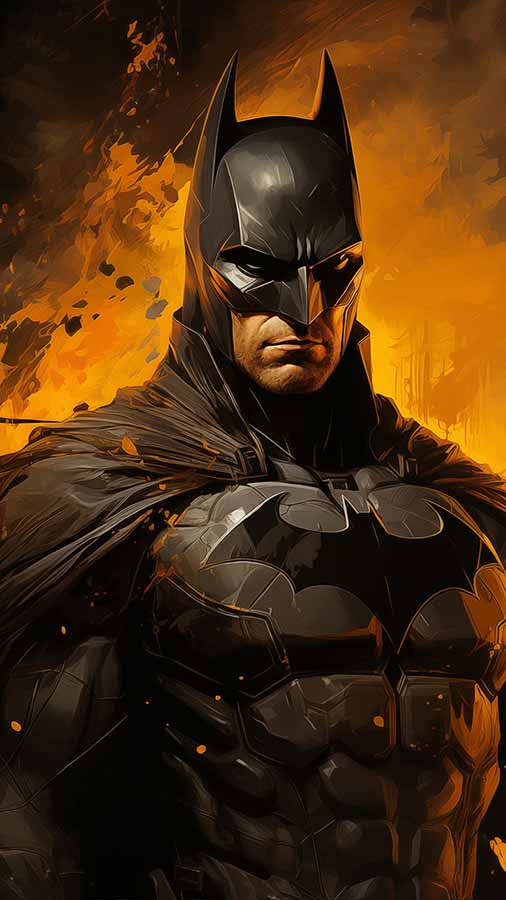 Batman illustration Fond d'écran HD 4K Fond d'écran POSTER téléchargement gratuit UltraHD pour téléphone Android et iPhone