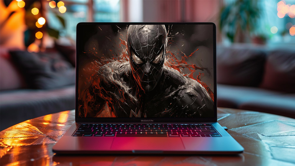 Fond d'écran de peinture Spiderman cool 4K HD Poster pour PC Desktop Mac Laptop Mobile iPhone Phone téléchargement gratuit arrière-plan ultraHD UHD