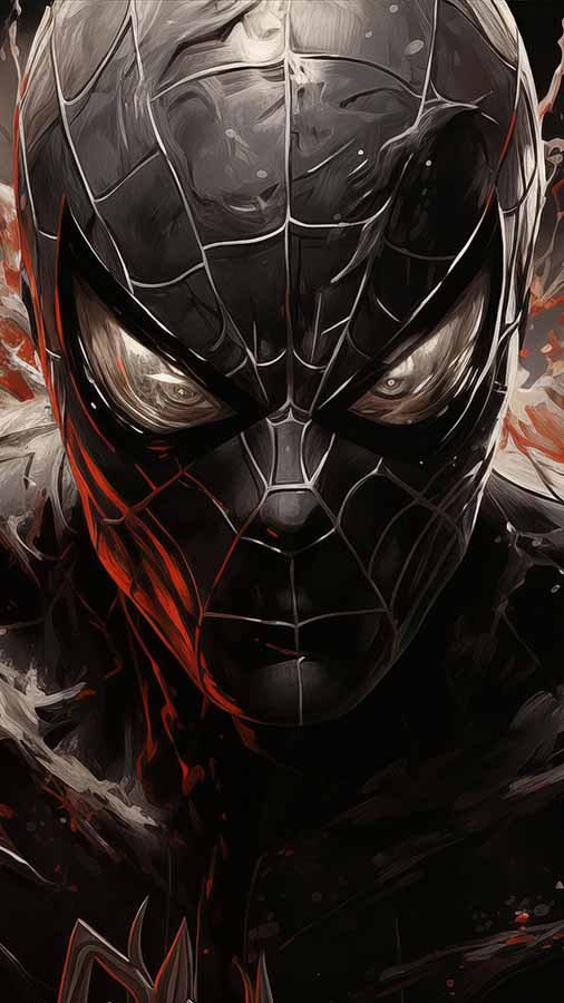 Spiderman Peinture Fond d'écran HD 4K Fond d'écran POSTER téléchargement gratuit UltraHD pour téléphone Android et iPhone