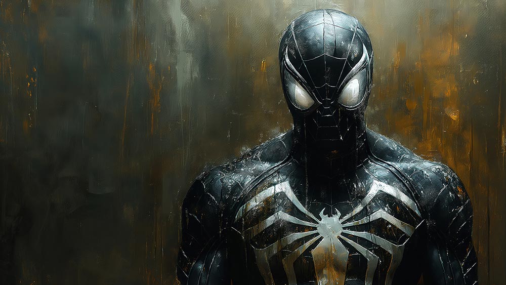 Fond d'écran peinture Amazing spiderman 4K HD Poster pour PC Bureau mac portable mobile iPhone téléchargement gratuit arrière-plan ultraHD UHD