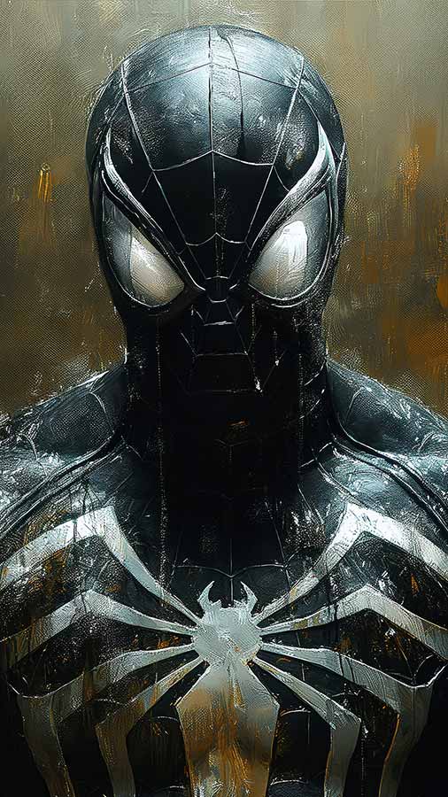 Fond d'écran HD 4K de peinture Spider-Man incroyable POSTER téléchargement gratuit UltraHD pour téléphone Android et iPhone
