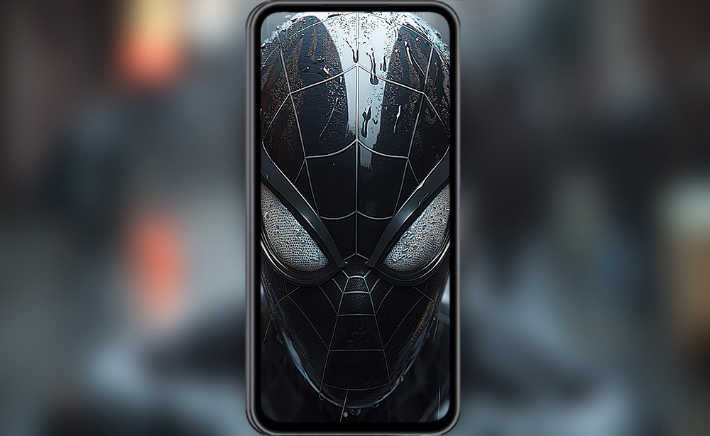 Fond d'écran gros plan du masque de Spiderman 4K HD Poster pour PC Desktop Mac Laptop Mobile iPhone Phone téléchargement gratuit fond ultraHD UHD