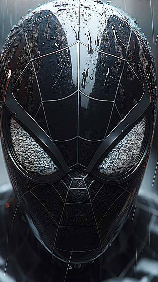 Gros plan du masque de Spiderman Fond d'écran HD 4K Fond d'écran POSTER téléchargement gratuit UltraHD pour téléphone Android et iPhone
