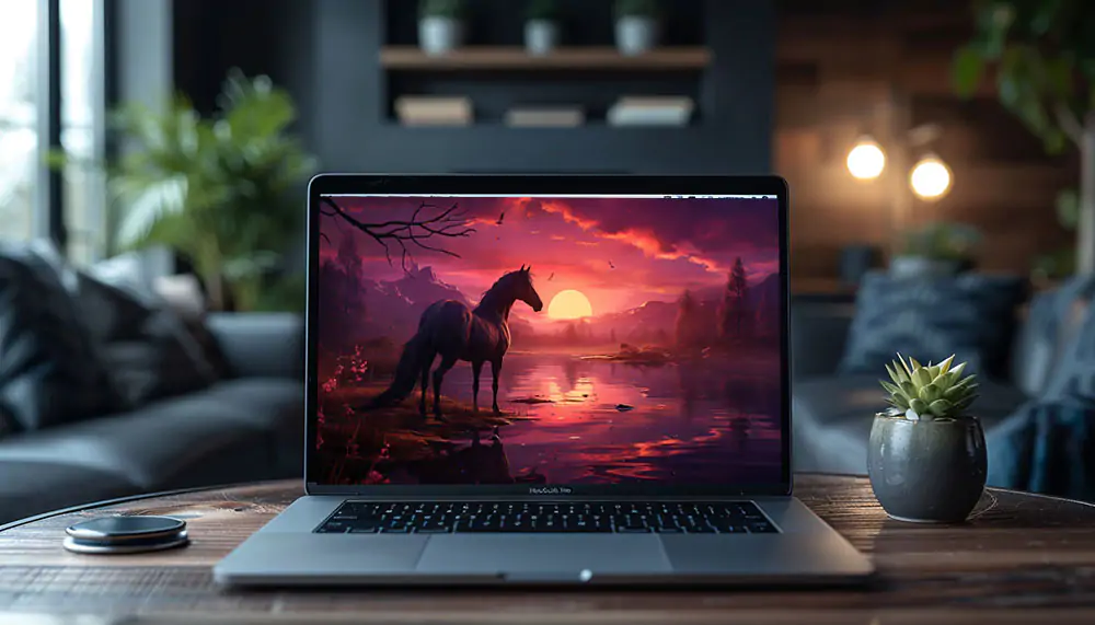 horse sunrise wallpaper 4K HD Poster for PC Desktop mac laptop mobile iphone Phone free download background ultraHD UHD