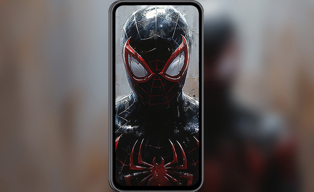 Fond d'écran SpiderMan Miles Morales 4K HD Affiche pour PC Bureau mac portable mobile iPhone téléphone téléchargement gratuit arrière-plan ultraHD UHD