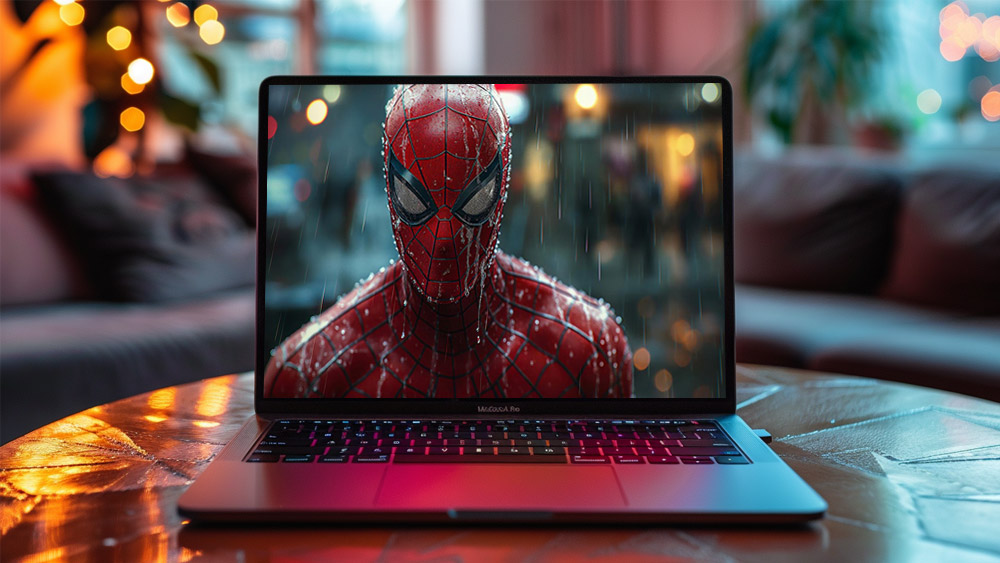 Fond d'écran Spiderman sous la pluie 4K HD Poster pour PC Desktop Mac Laptop Mobile iPhone Phone téléchargement gratuit fond ultraHD UHD