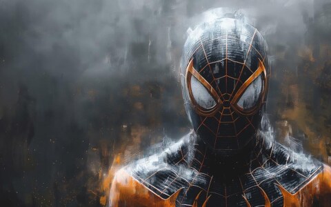 Spiderman Glowing Suit wallpaper 4K HD Poster for PC Desktop mac laptop mobile iphone Phone free download background ultraHD UHD
