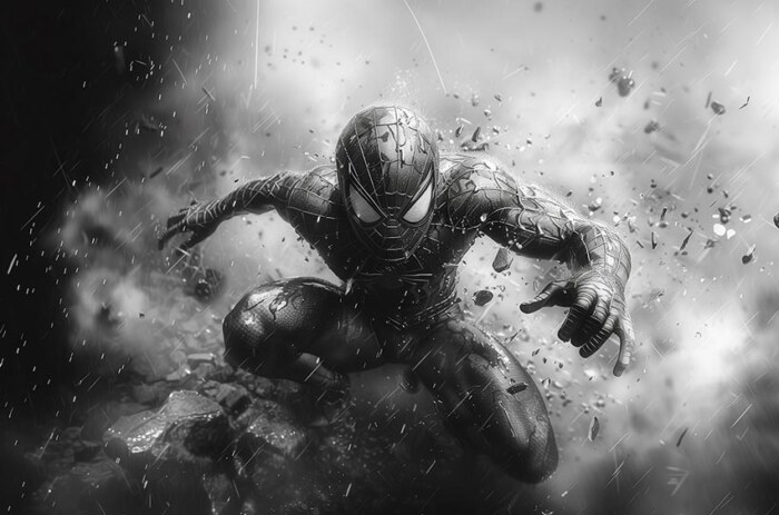 Fond d'écran Amazing Spiderman 4K HD Poster pour PC Bureau mac portable mobile iPhone téléchargement gratuit arrière-plan ultraHD UHD