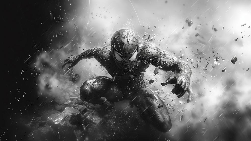 Fond d'écran Amazing Spiderman 4K HD Poster pour PC Bureau mac portable mobile iPhone téléchargement gratuit arrière-plan ultraHD UHD