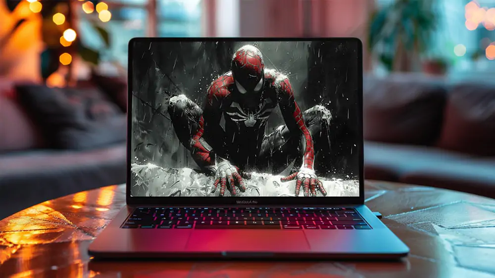 Spiderman Rainy night wallpaper 4K HD Poster for PC Desktop mac laptop mobile iphone Phone free download background ultraHD UHD