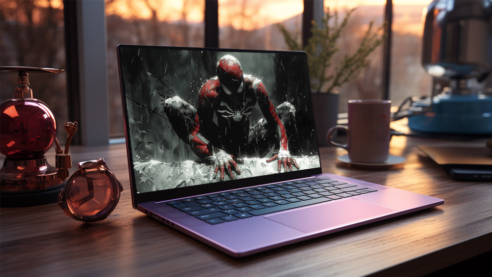 Fond d'écran Spiderman Nuit pluvieuse 4K HD Affiche pour PC Bureau mac portable mobile iPhone téléchargement gratuit arrière-plan ultraHD UHD