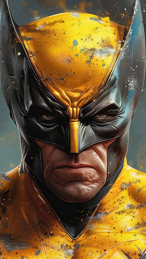 Fond d'écran Wolverine Super-héros HD 4K Arrière-plan AFFICHE téléchargement gratuit UltraHD pour téléphone Android et iPhone