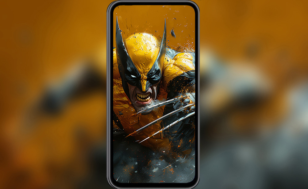 Fond d'écran Wolverine Fury 4K HD Affiche pour PC Bureau mac portable mobile iPhone téléchargement gratuit arrière-plan ultraHD UHD