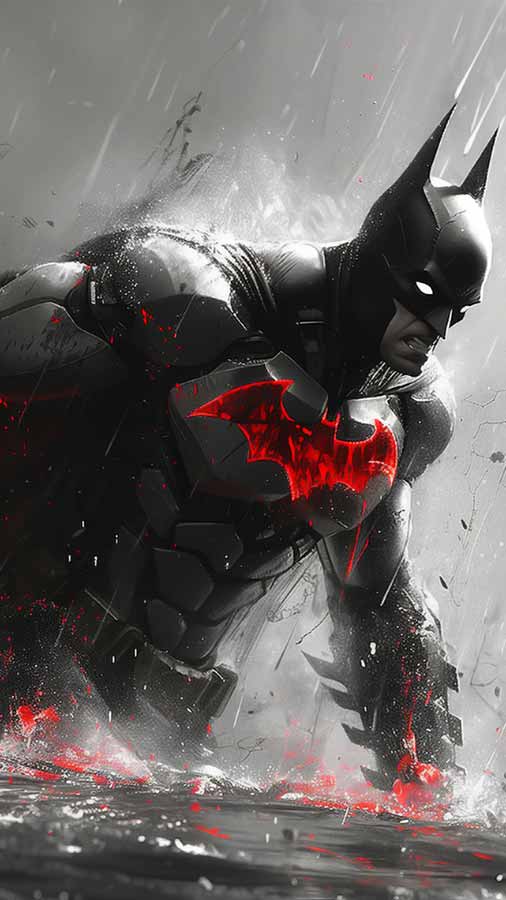 Batman Peinture Art Fond d'écran HD 4K Fond d'écran POSTER téléchargement gratuit UltraHD pour téléphone Android et iPhone