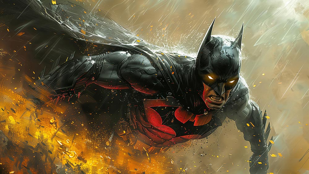 Fond d'écran Batman Dark Knight Rising 4K HD Affiche pour PC Bureau mac portable mobile iPhone téléchargement gratuit arrière-plan ultraHD UHD