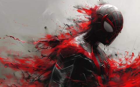 Spiderman Explosion wallpaper 4K HD Poster for PC Desktop mac laptop mobile iphone Phone free download background ultraHD UHD