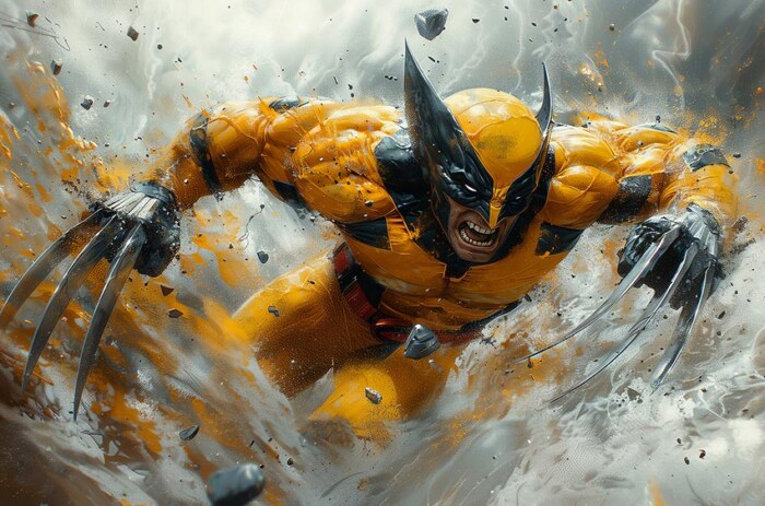 Fond d'écran Wolverine déchaîné 4K HD Poster pour PC Bureau mac portable mobile iPhone téléphone téléchargement gratuit arrière-plan ultraHD UHD