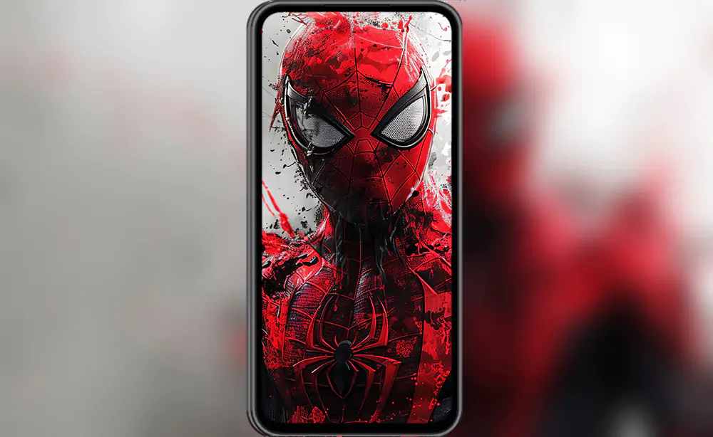 spiderman-painting splash wallpaper 4K HD Poster for PC Desktop mac laptop mobile iphone Phone free download background ultraHD UHD