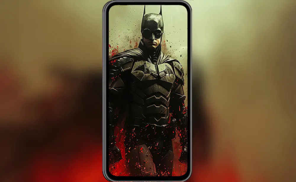 Painting Batman wallpaper 4K HD Poster for PC Desktop mac laptop mobile iphone Phone free download background ultraHD UHD