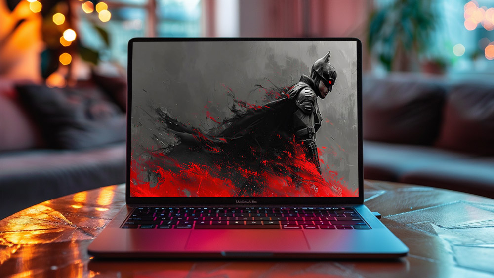 Fond d'écran Batman Shadow and Flame 4K HD Poster pour PC Desktop Mac Laptop Mobile iPhone Phone téléchargement gratuit fond ultraHD UHD