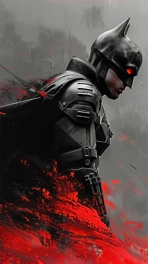 Batman Shadow and Flame Wallpaper HD 4K Background POSTER téléchargement gratuit UltraHD pour téléphone Android et iPhone