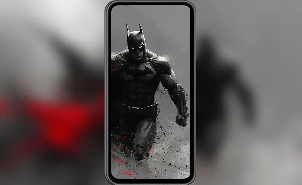 Fond d'écran Batman dramatique 4K HD Poster pour PC Bureau mac portable mobile iPhone téléphone téléchargement gratuit arrière-plan ultraHD UHD