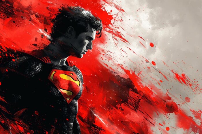 Fond d'écran artistique Superman 4K HD Affiche pour PC Bureau mac portable mobile iPhone téléchargement gratuit arrière-plan ultraHD UHD