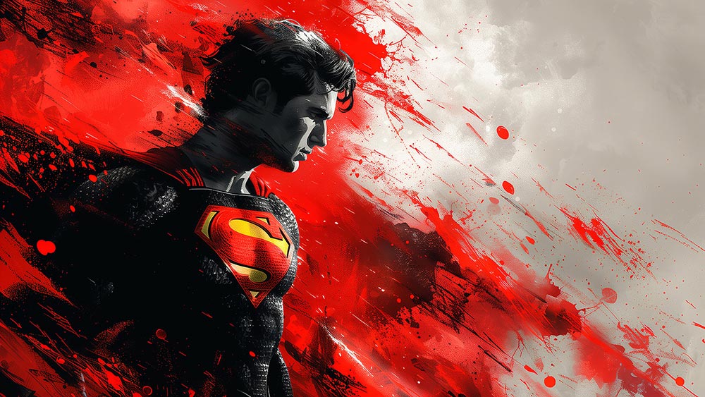 Fond d'écran artistique Superman 4K HD Affiche pour PC Bureau mac portable mobile iPhone téléchargement gratuit arrière-plan ultraHD UHD