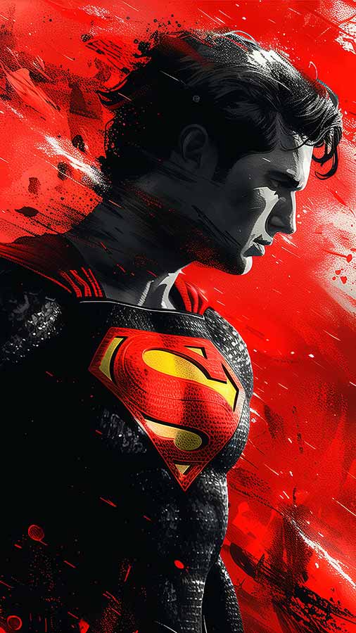 Fond d'écran artistique Superman HD 4K AFFICHE téléchargement gratuit UltraHD pour téléphone Android et iPhone