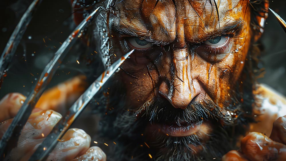 Rage Wolverine Logan fond d'écran 4K HD Poster pour PC Desktop Mac ordinateur portable mobile iPhone Téléphone téléchargement gratuit fond ultraHD UHD