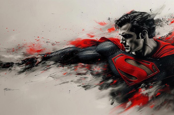 Fond d'écran artistique Superman 4K HD Poster pour PC Bureau mac portable mobile iPhone téléphone téléchargement gratuit arrière-plan ultraHD UHD